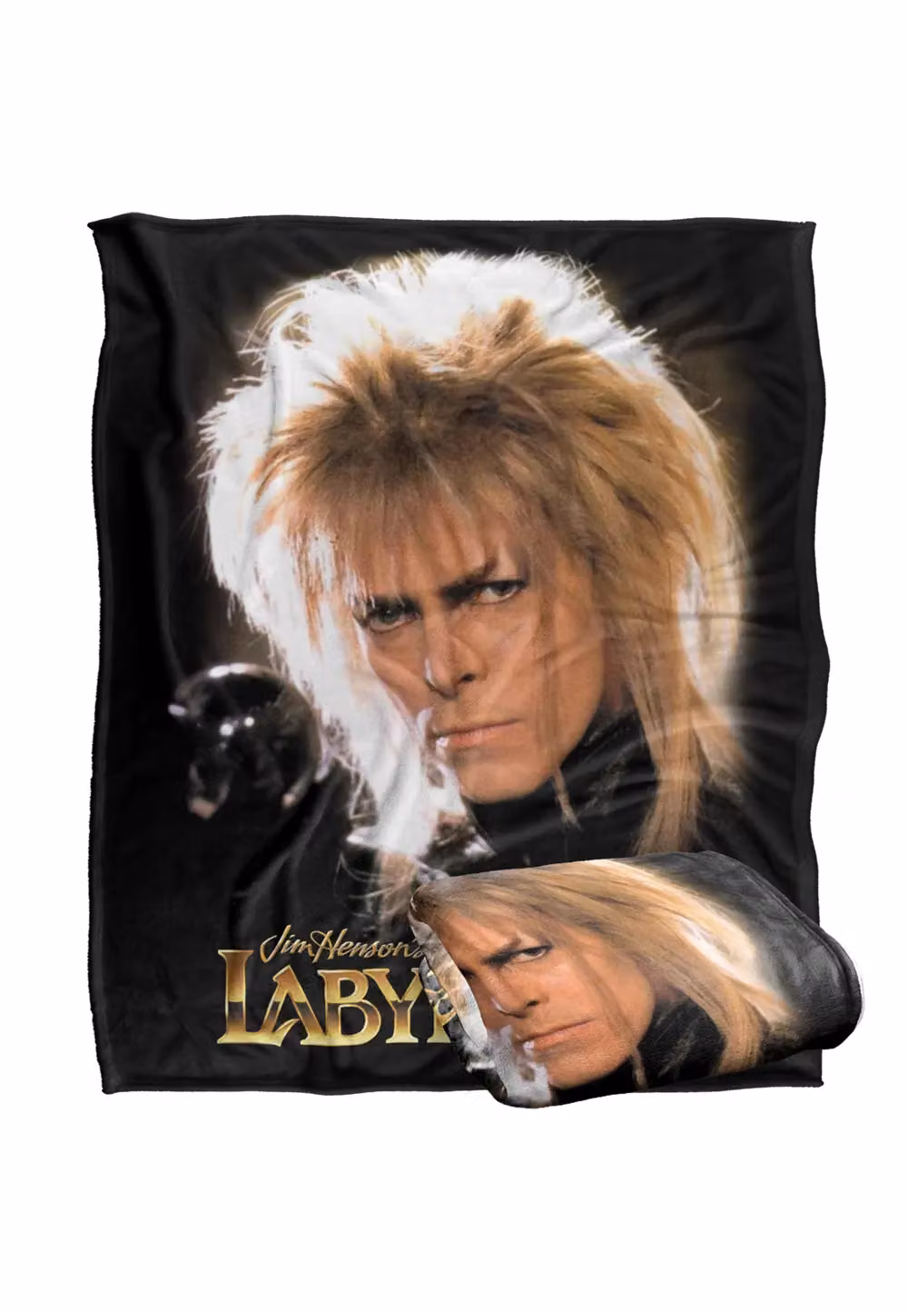 LOGOVISION Labyrinth Jareth Crystal Ball Super Soft Fleece Throw Blanket, White, W/D/H: 152 x 127 cm – 2