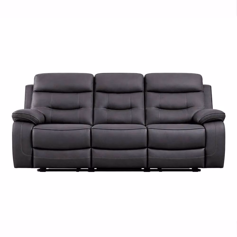 Furnishings For Less UK Renzo Grey Electric Recliner Sofa Suite with 3 Seater and 2 Seater and USB Charging – 4