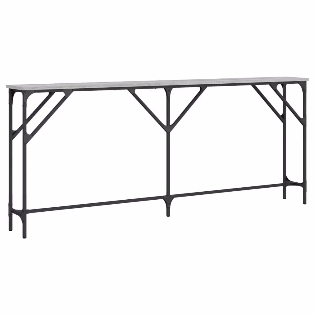 Berkfield Home Grey Sonoma Console Table, W: 180 cm, D: 23 cm, H: 75 cm – 2