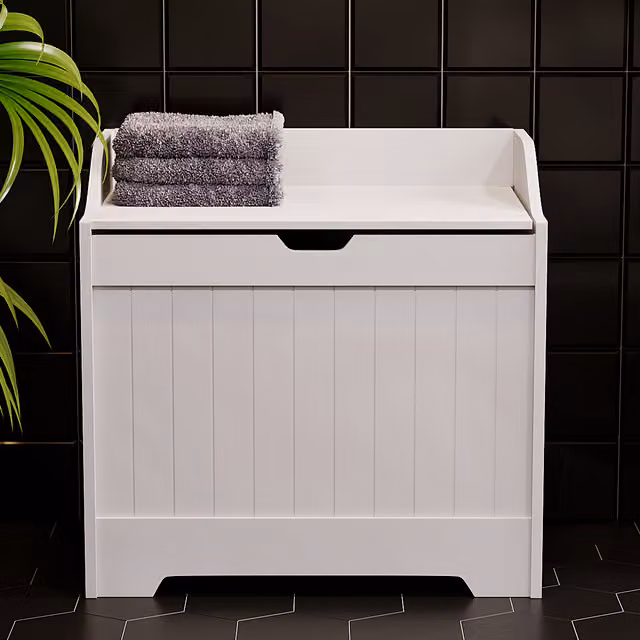 Priano Laundry Chest in White