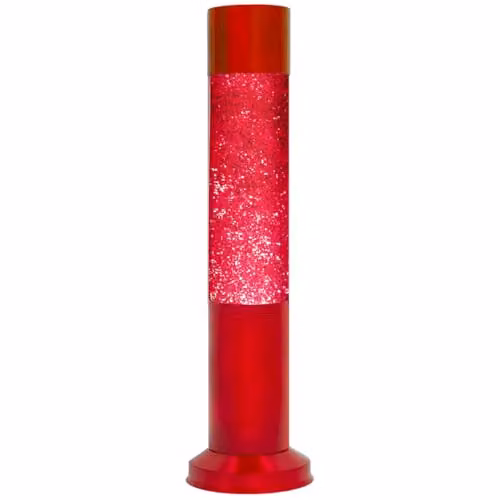 Nova Lighting Nova Baby Red Glitter Sensory Soothing Tabletop Lamp