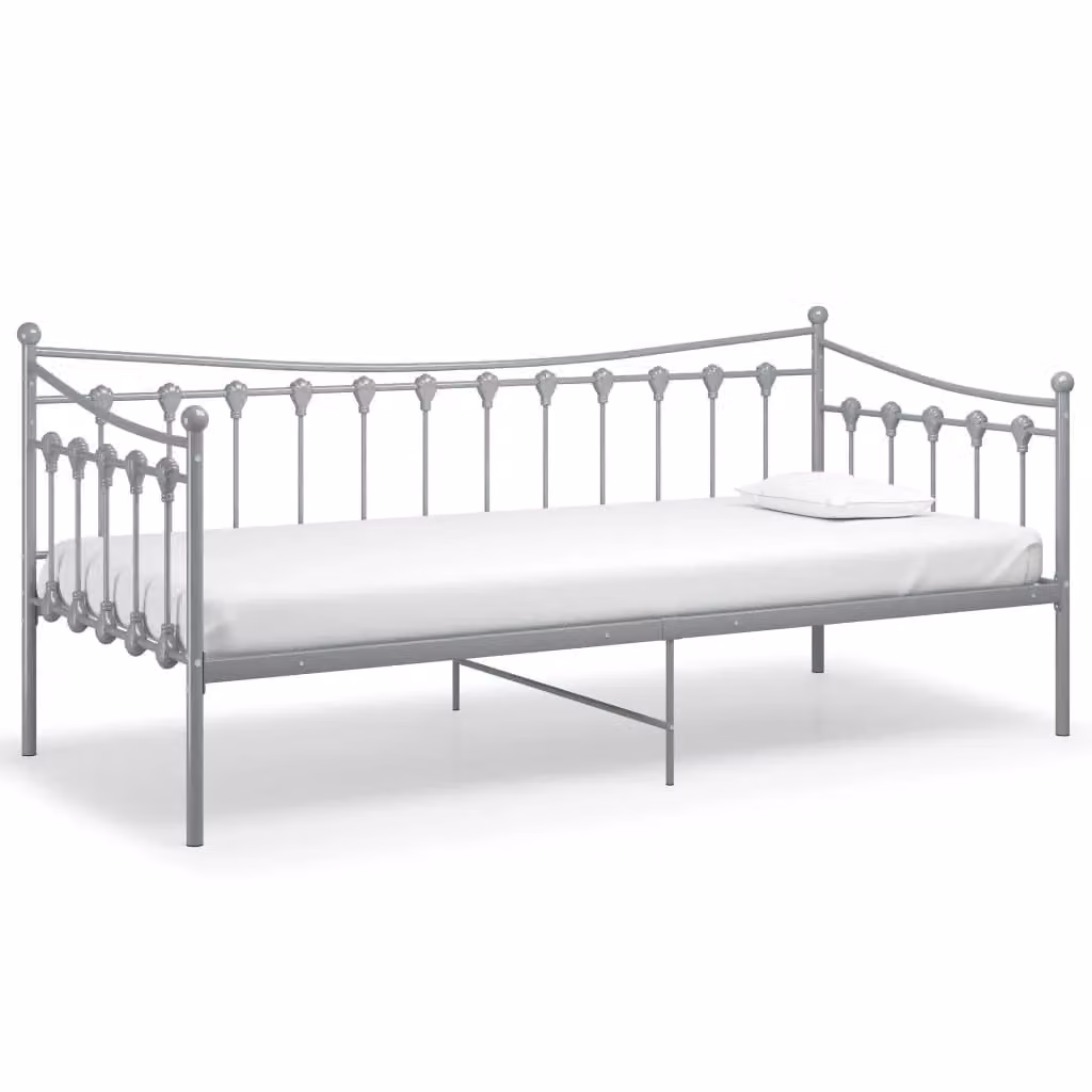 Berkfield Home Grey Metal Sofa Bed Frame W/D/H: 90 x 200 cm – 2