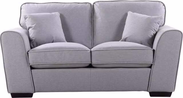 Artemis Home Chelsea 2 Seat Fabric Sofa in Grey