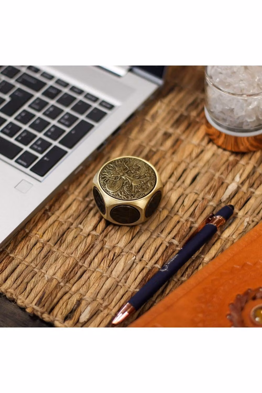 KDMD Feng Shui Dragon Dice in Gold Metal for Power and Wealth – 2