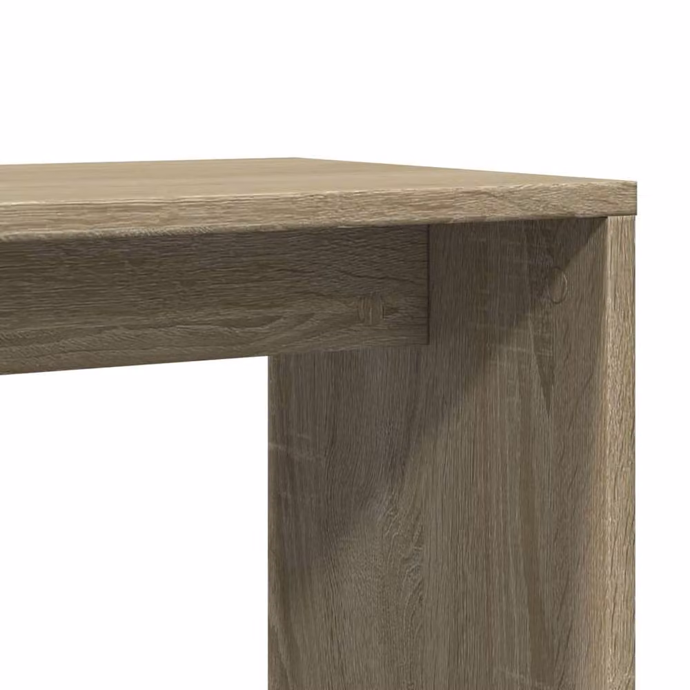 Berkfield Home Set of 2 Sonoma Oak Side Tables in Light Oak, W/D/H: 50 x 30 x 50 cm – 6