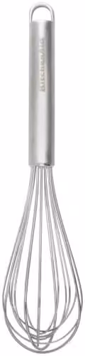 KitchenAid Premium Stainless Steel Round Balloon Whisk in Silver