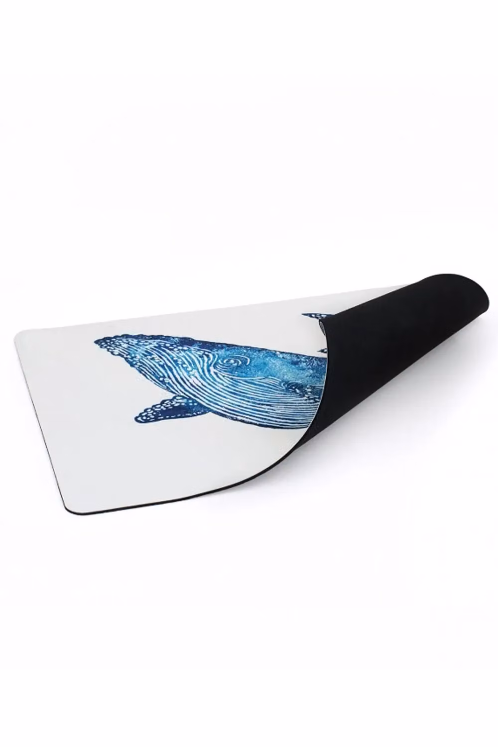 BlissHome Creatures Humpback Whale Design Bathmat, Blue Multicolour, W: 60 cm, D: 43 cm – 2