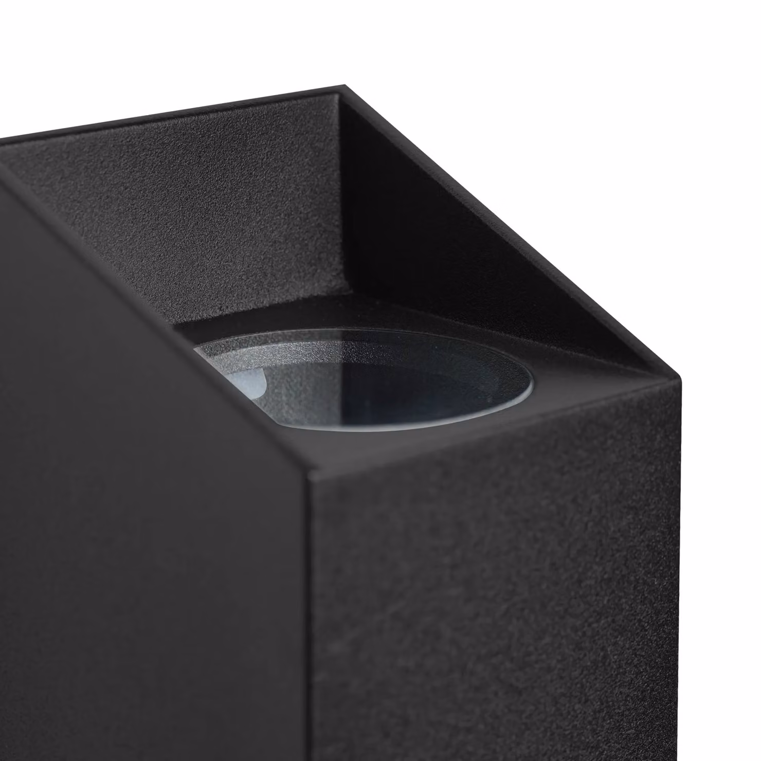 Nordlux Nico Modern Square Outdoor Wall Light in Black Metal with Up and Down Effect, GU10, IP54, H: 23.5 cm x W: 8.0 cm x D: 8.0 cm – 3