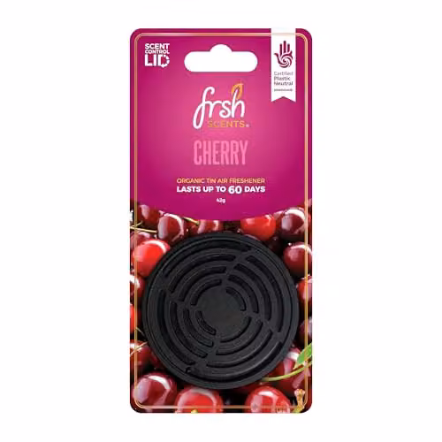 Frsh Scents Black Cherry Organic Scented Air Freshener Tin, 42 g – 2