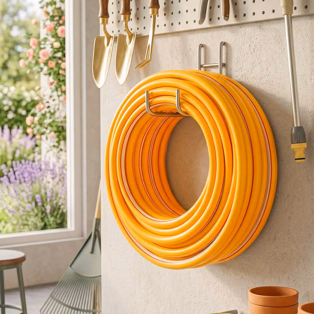Living and Home Yellow PVC Garden Hose, 25m – 2