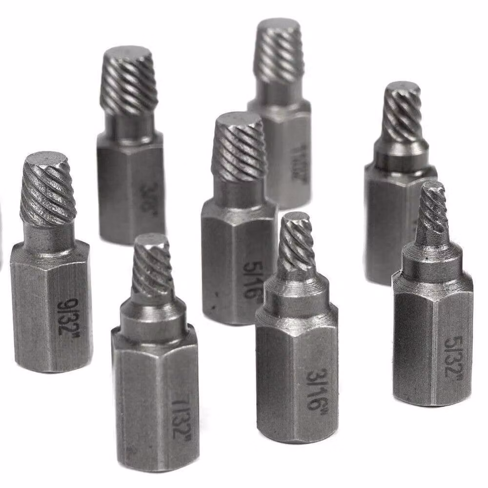 NESTLUNE 25 Piece Multi-Spline Damaged Screw Extractor Set in Silver – 2
