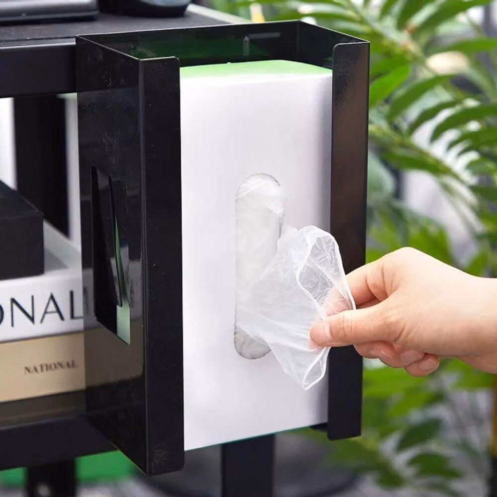 Nordara Magnetic Metal Holder for Disposable Gloves and Wipes in Black – 3