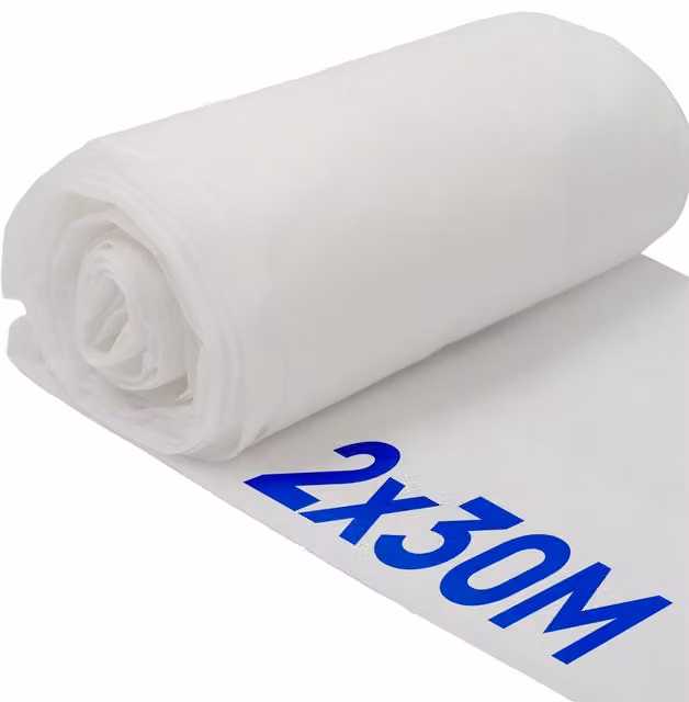 Harbour Housewares 30gsm Plant Fleece Frost Protection in White, 3 Rolls – 1