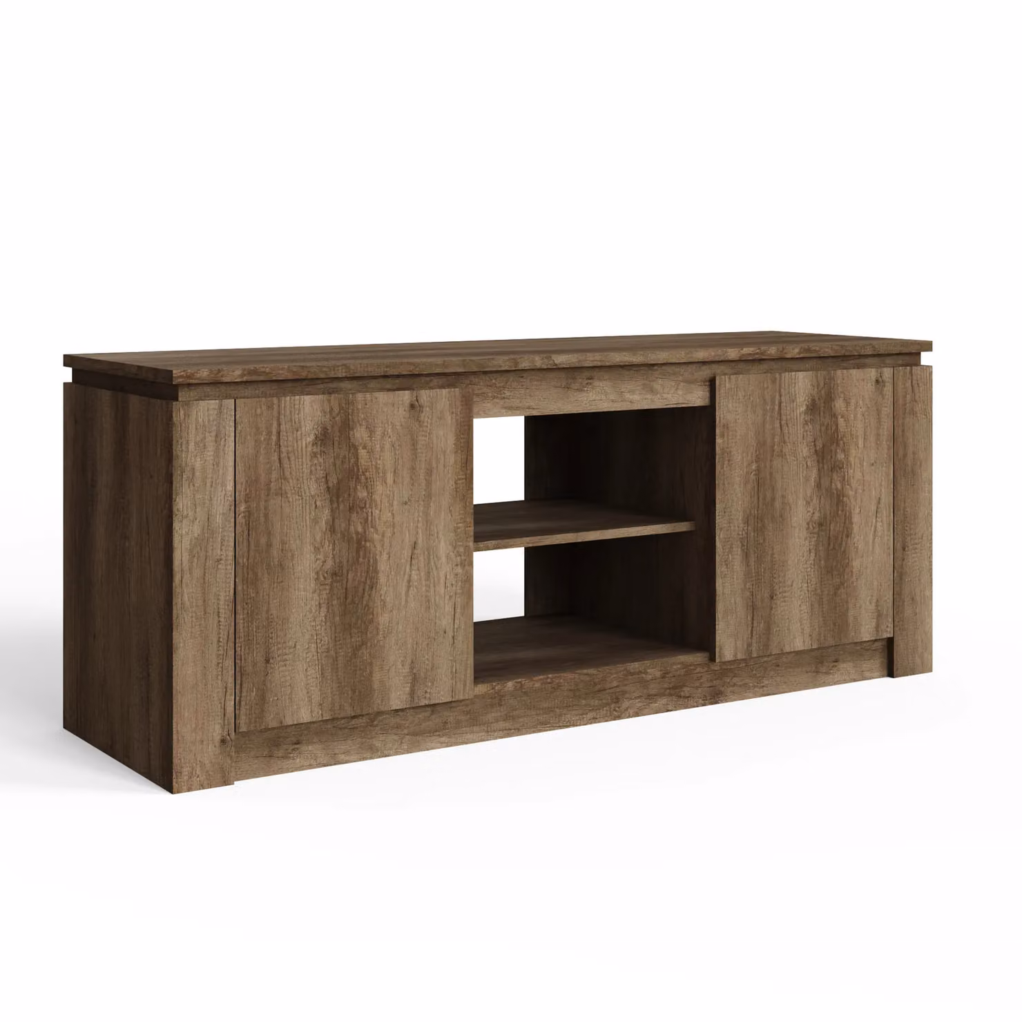 GFW Canyon Oak Modern 2 Door TV Cabinet in Brown – 3