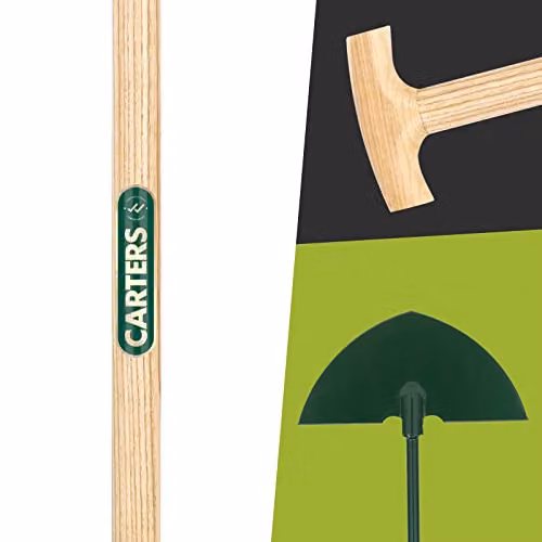 PDL Pegdev Carbon Steel Half Moon Lawn Edging Iron with 36 inch Ash Handle – 2
