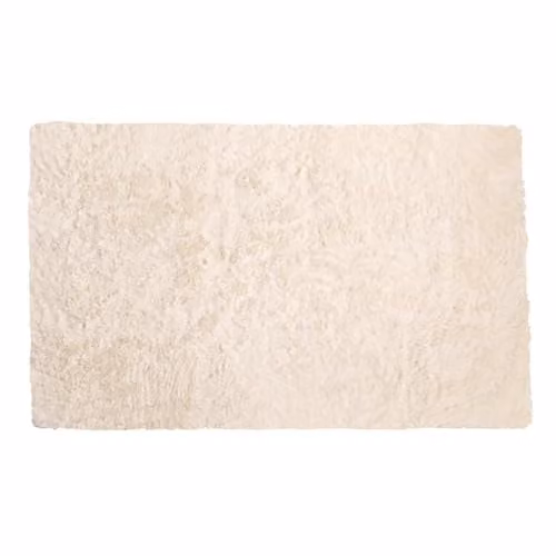 OHS Sienna Fluffy Shaggy Rug in Beige, W/D: 160 x 230 cm – 1