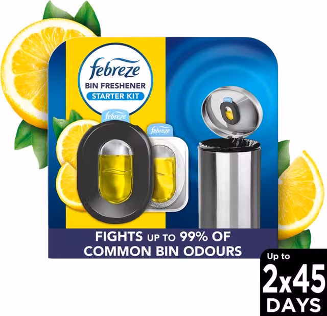 Febreze Bin Freshener Starter Kit in Citrus Fresh Multicolour