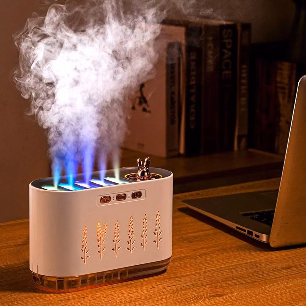 SPETLEK LED Essential Oil Diffuser and Ultrasonic Aroma Humidifier in White – 2