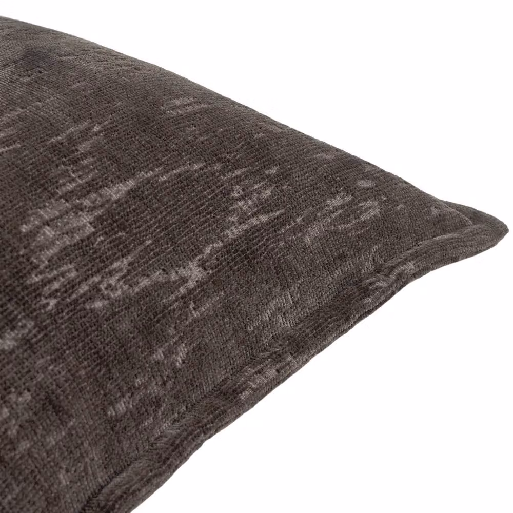 Paoletti Aurelio Chenille Jacquard Square Cushion in Anthracite Grey, W/D/H: 45 x 45 x 45 cm – 3