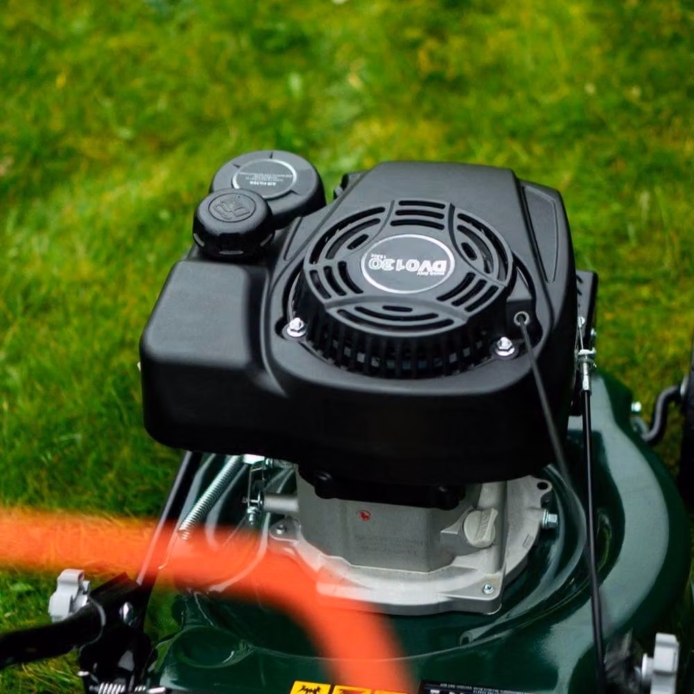 Webb Classic 41cm Petrol Lawnmower in Green with Collection Bag – 5