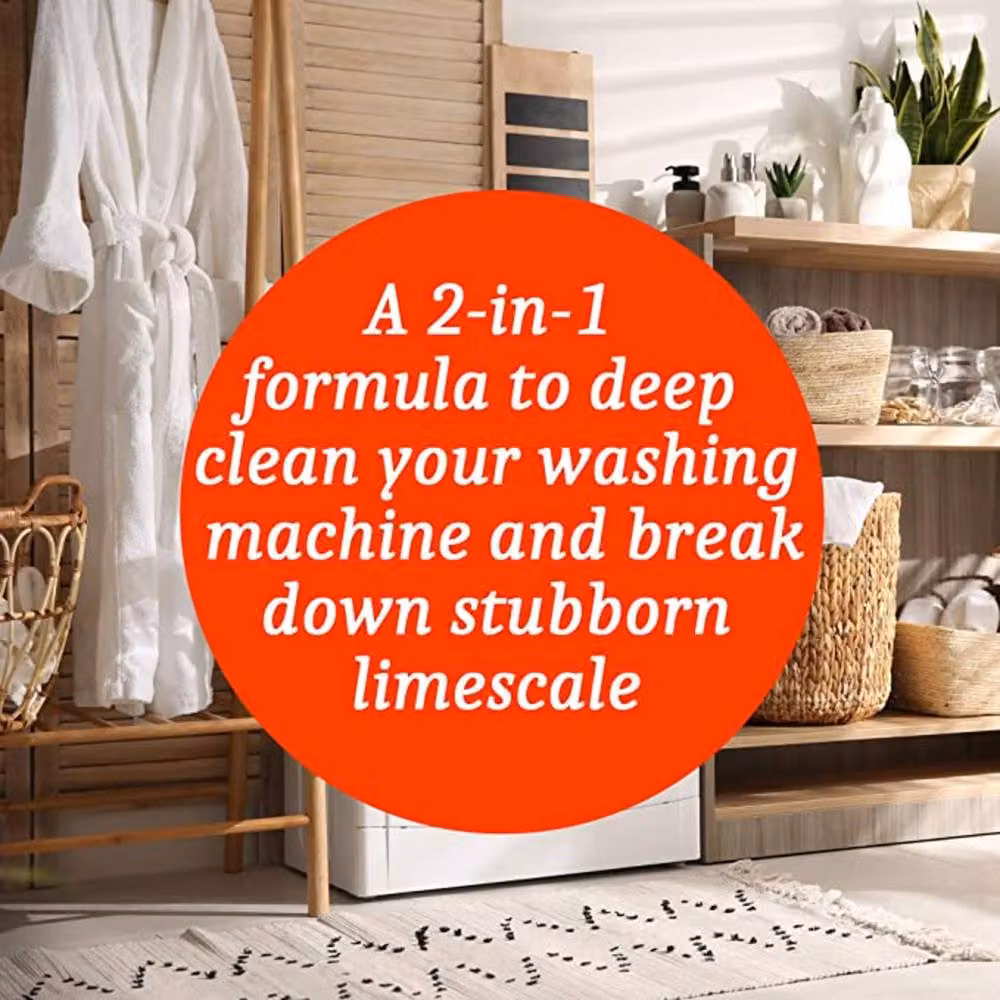 Homefront Washing Machine Cleaner and Descaler, 4 Pack, Clear – 2