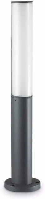 Ideal Lux Etere Integrated LED Outdoor Bollard Lamp in Anthracite