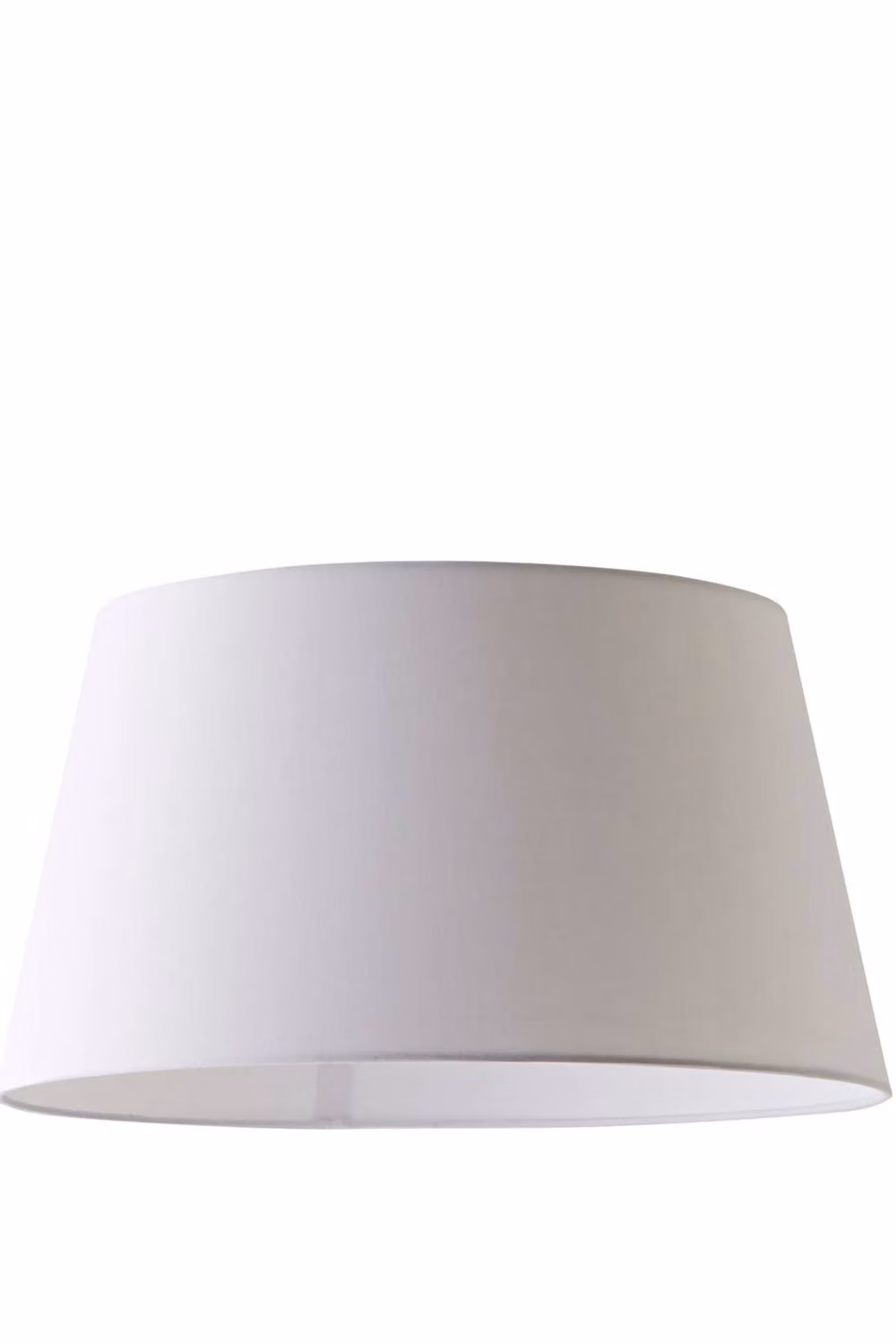 ValueLights Aspen Tapered Fabric Pendant Lamp Shade with Reducer Ring in White and Blue – 2
