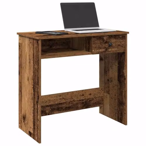 vidaXL Modern Writing Desk in Brown Engineered Wood, W/D/H: 80 x 40 x 75 cm – 4