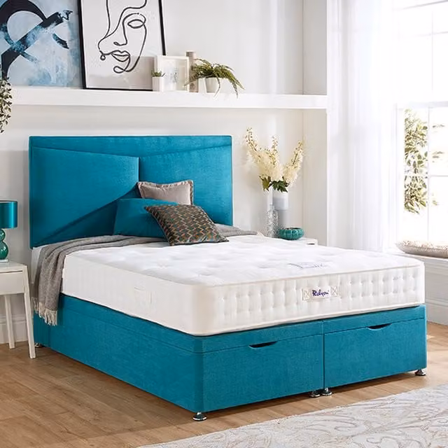 Relyon Orthofirm 800 Pocket Spring Mattress, White, W/D/H: 90 x 190 cm