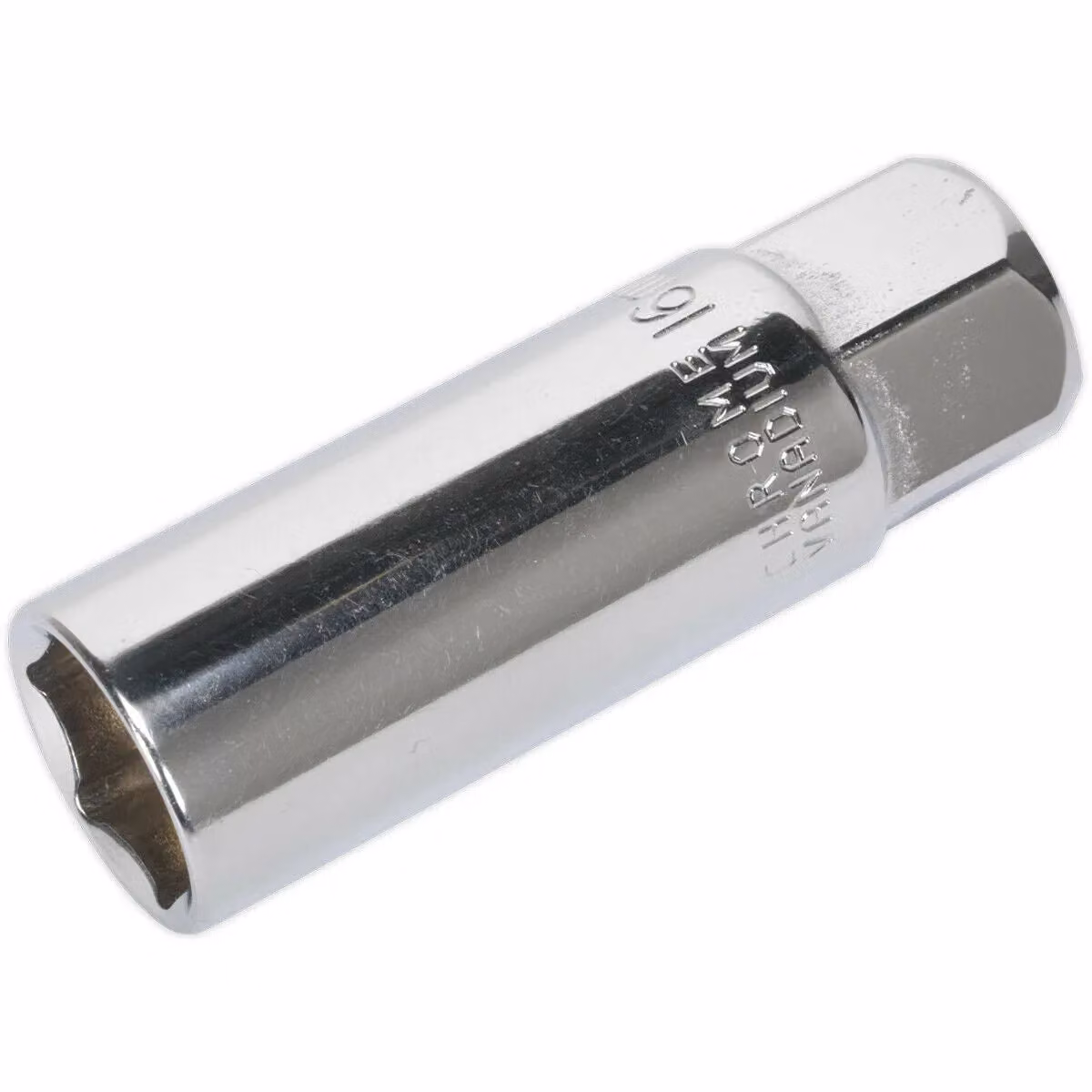 Loops 16mm Magnetic Spark Plug Socket, 3/8 Inch Sq Drive, Chrome Vanadium Steel, Silver – 2