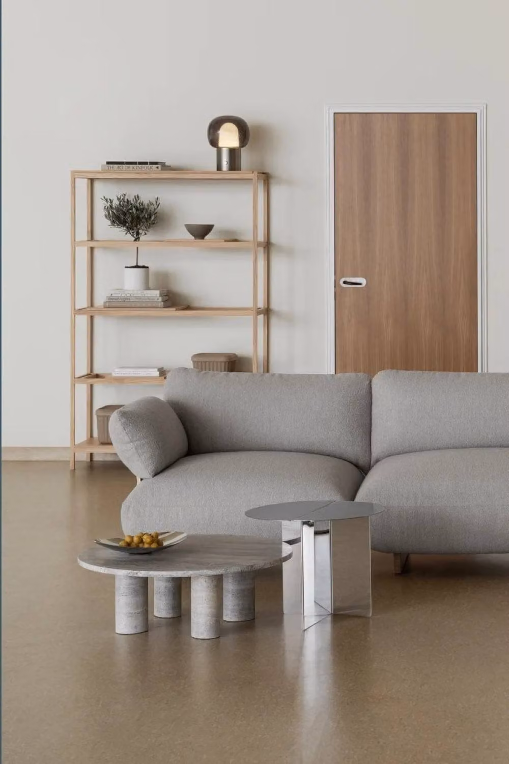 Blomus IRIS Table Lamp in Grey with Glass Dome – 3