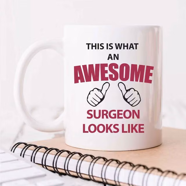 60 Second Makeover Limited This Is What An Awesome Surgeon Looks Like White Ceramic Mug