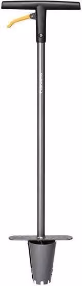 Fiskars Ergo Standing Bulb Planter in Grey Steel
