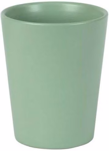KDMD Hortus Vienna Matt Sage Ceramic Pot, Light Green, 3 Pack, Diameter: 12 cm – 1