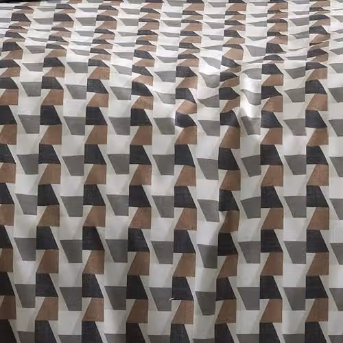 Appletree Hygge Cotton Duvet Cover and Pillowcase Set with Geometric Graphic Pattern in Brown and Black, W: 140 cm, H: 200 cm – 4