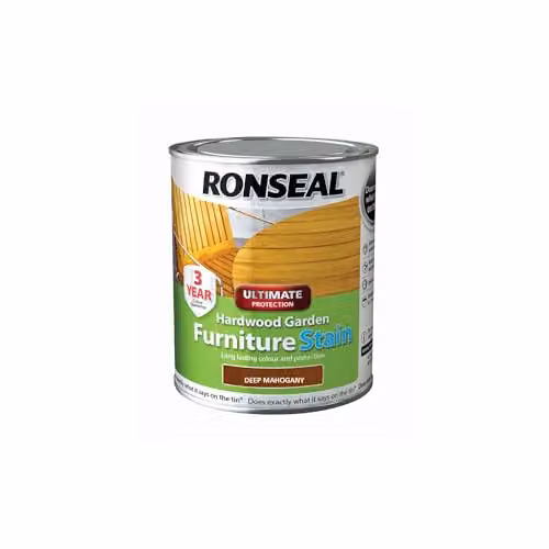 Ronseal Hardwood Furniture Stain in Dark Brown, 750 ml – 2