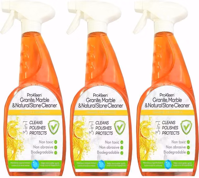 Pro-Kleen Granite, Marble and Natural Stone Cleaner Spray, Orange