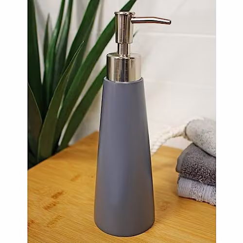Showerdrape Alto Grey Resin Liquid Soap Dispenser – 3