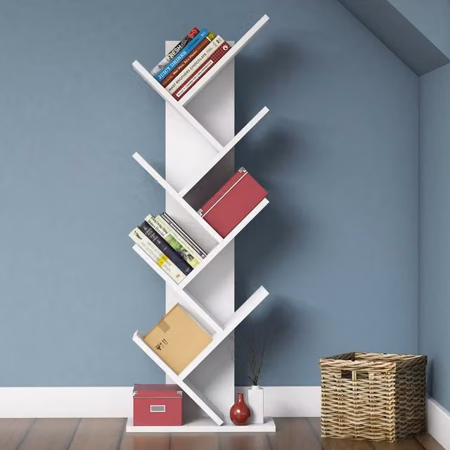 Bimossa Hitit Tree Bookcase in White