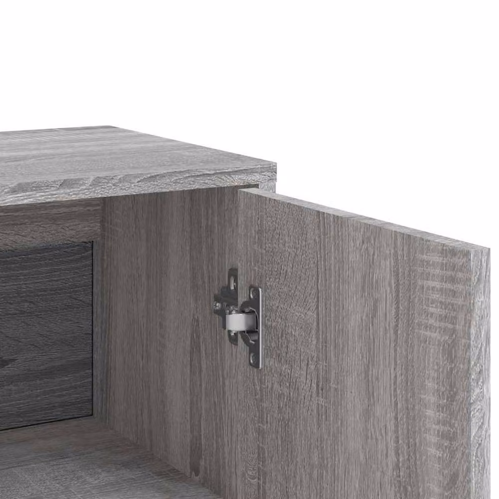 Berkfield Home Grey Sonoma Sideboard in Engineered Wood W/D/H: 60 x 31 x 84 cm – 4