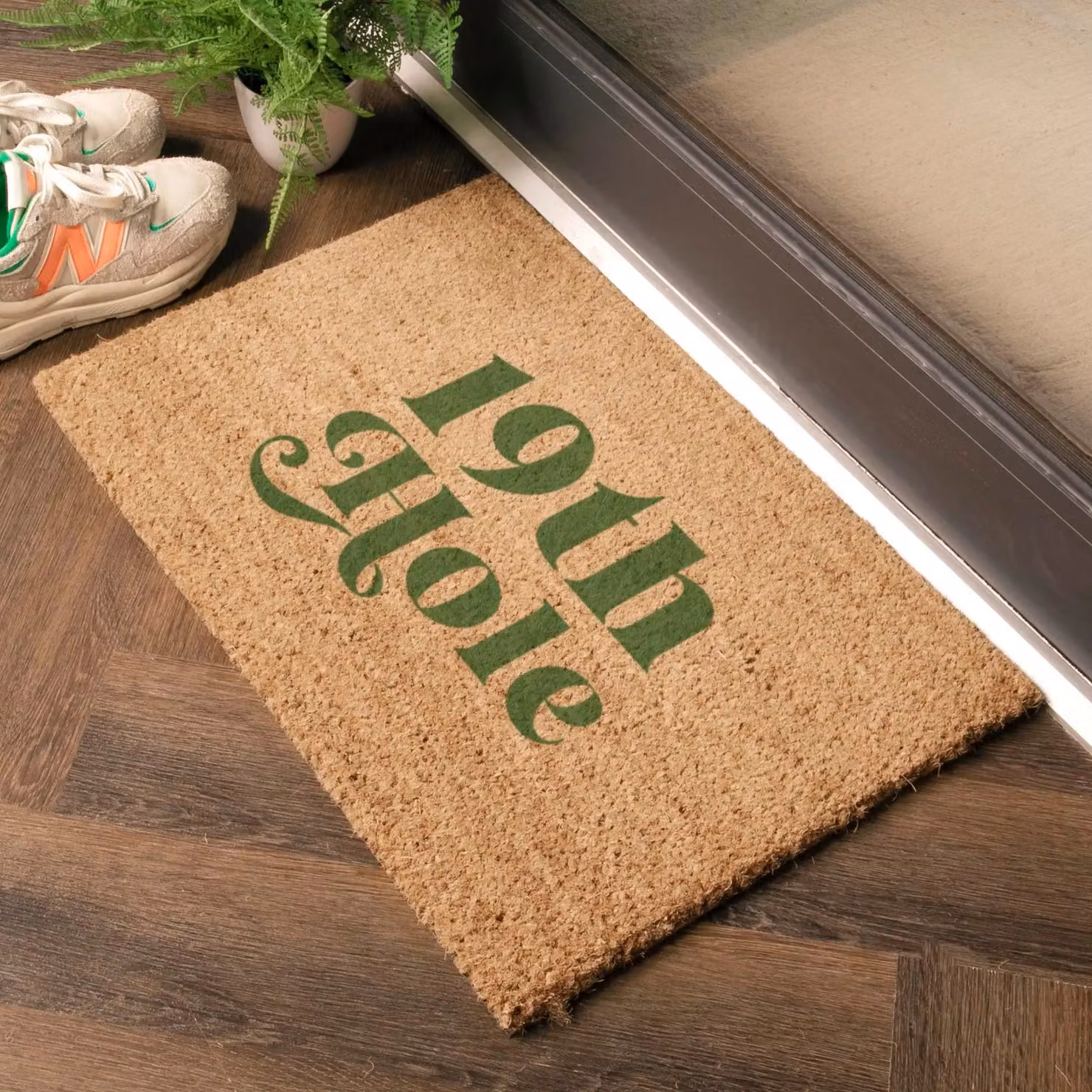 Artsy Mats 19th Hole Doormat in Brown, W/D: 60 x 40 cm – 2