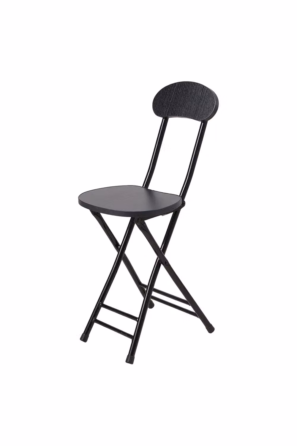 Living and Home Set of 2 Black Portable Foldable Dining Chairs – 2