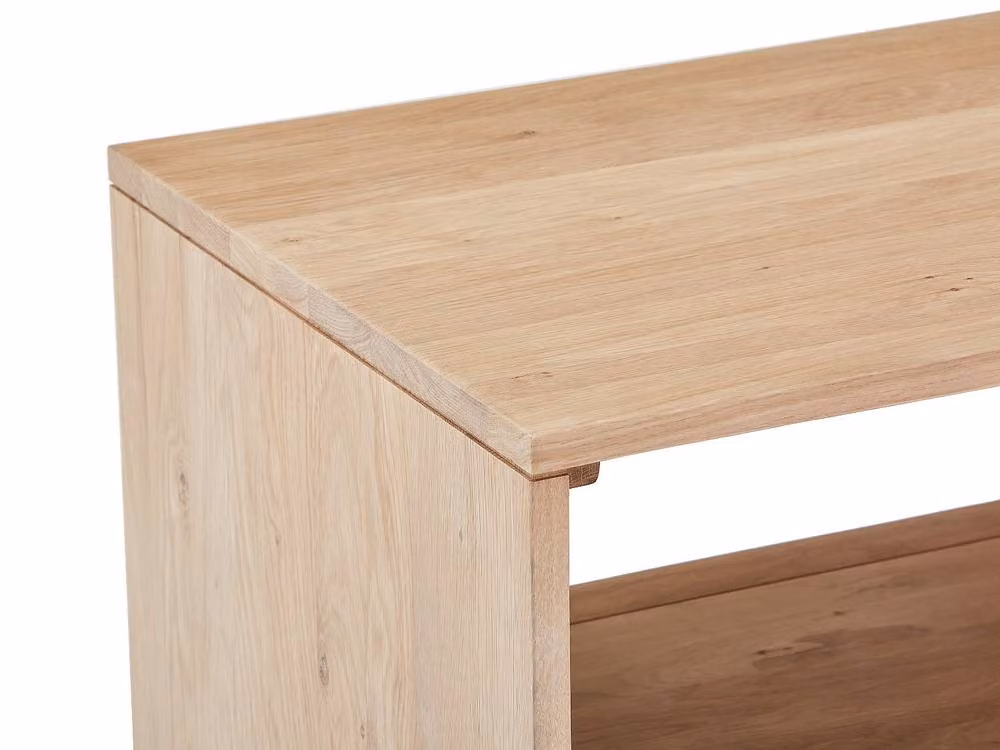 Vente-unique CAVIZO Solid Oak Vanity Unit in Light Oak – 3