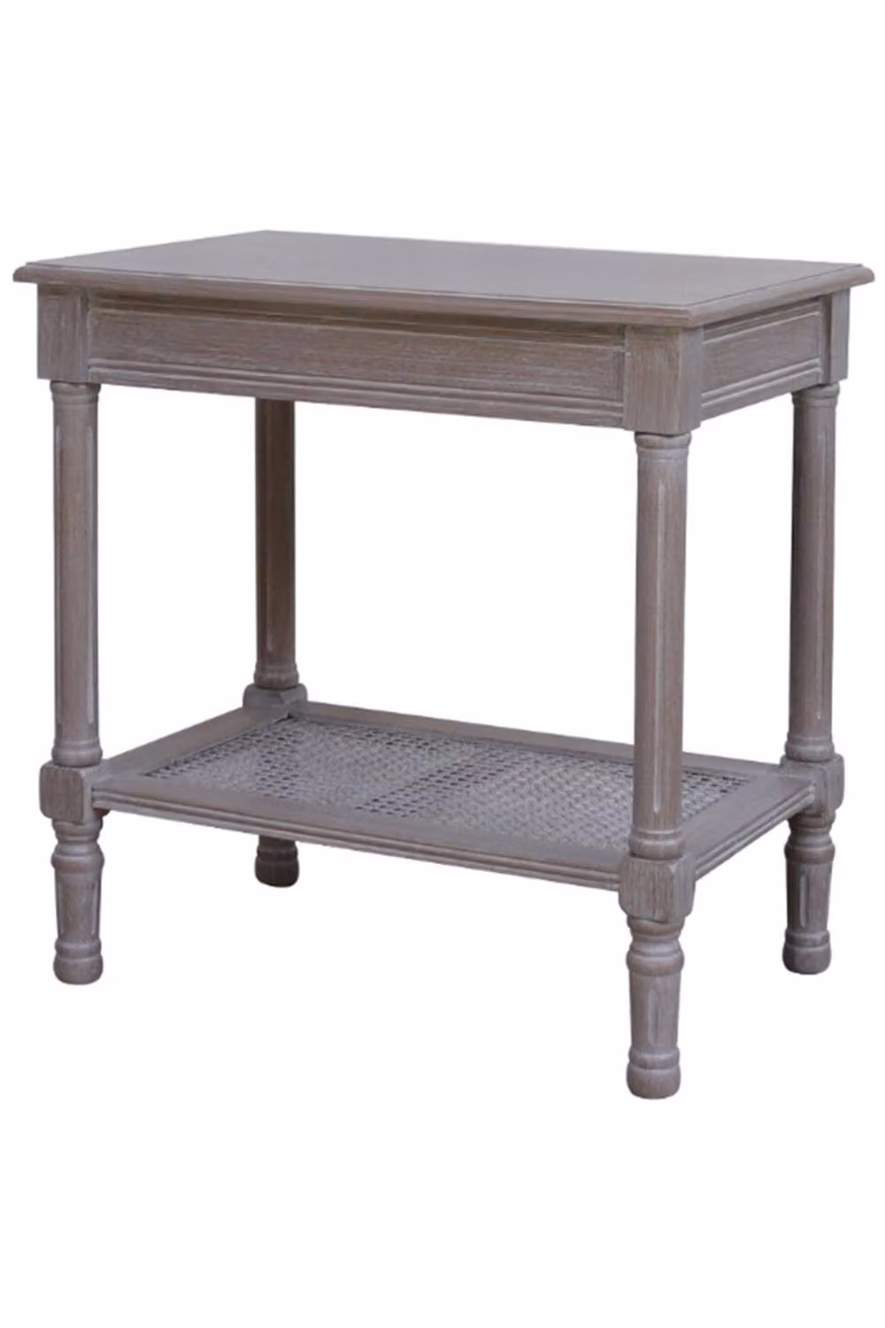 KDMD Serene Rattan Collection Side Table in Grey – 2
