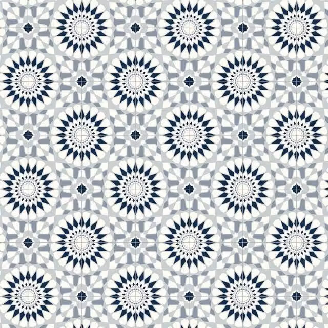 Aurora Black and White Designer Effect Vinyl Flooring, 2.8mm Thickness, W: 100 cm, L: 400 cm – 1