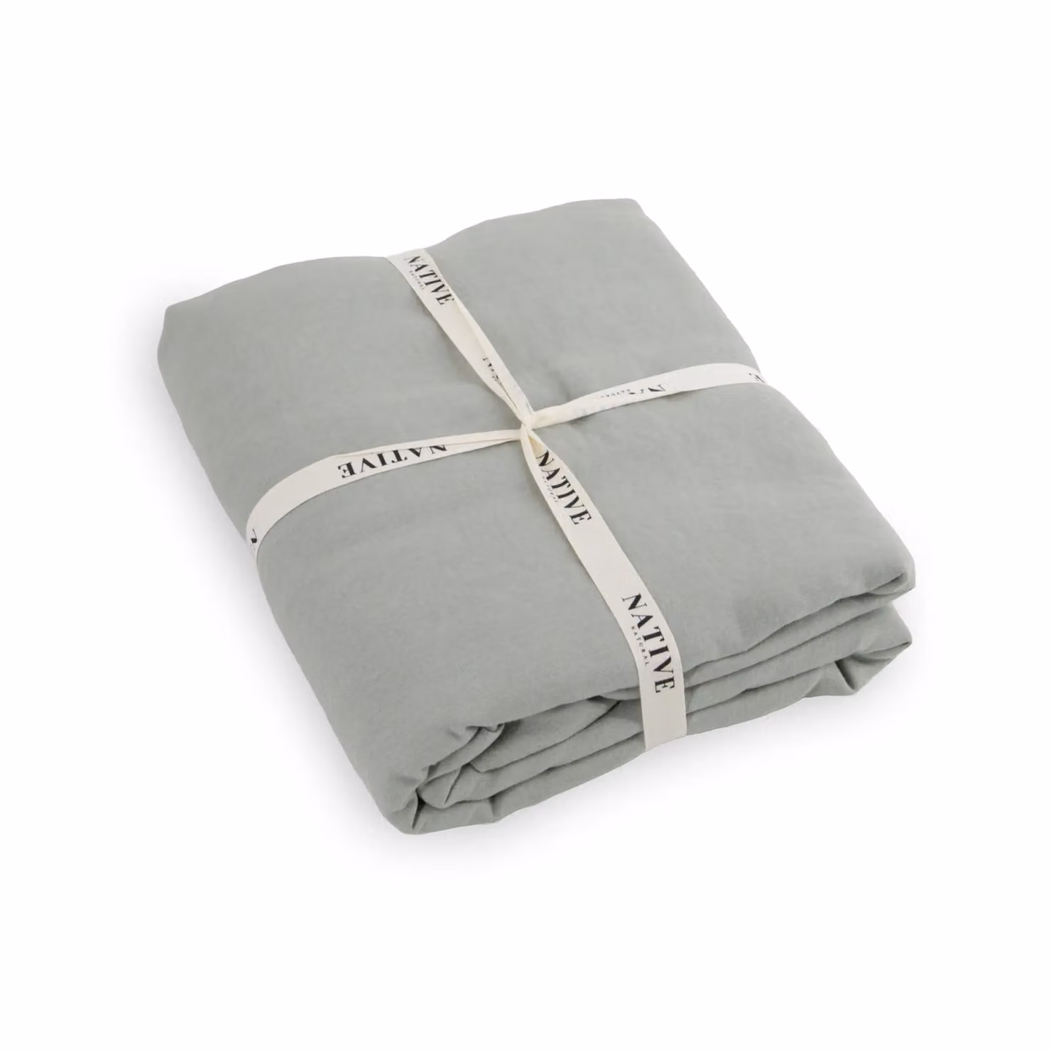 Native Natural Sand and Grey 100% Linen Super King Duvet Cover, W: 260 cm, H: 220 cm – 2