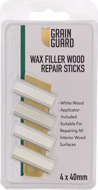 Grain Guard White Wood Wax Filler Repair Sticks