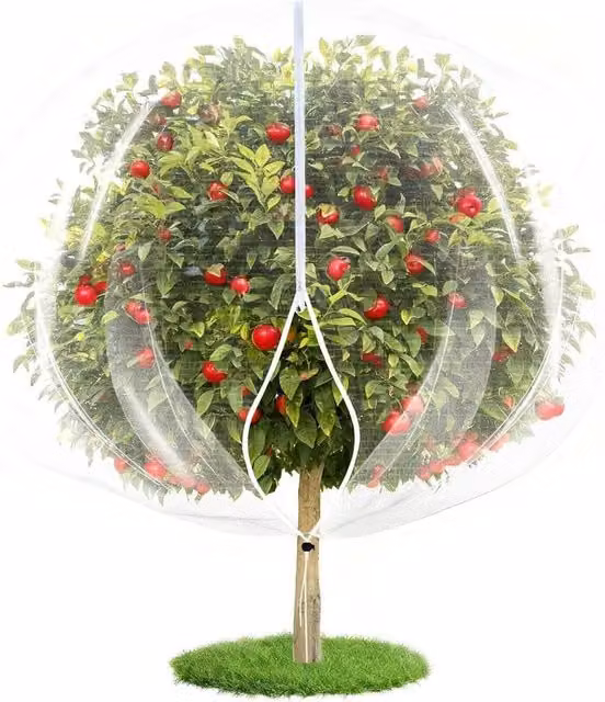 VOGREX White Fruit Tree Netting with Zipper for Vegetable Gardens – 1