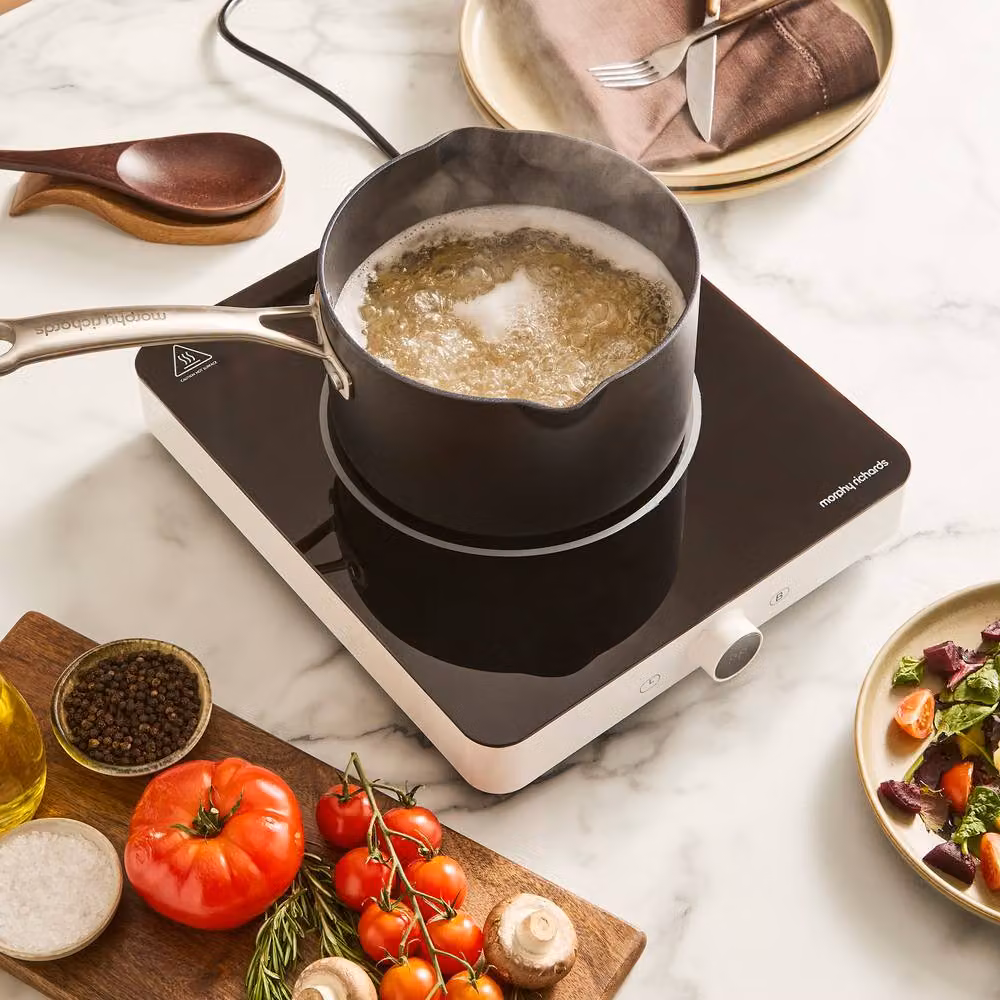Morphy Richards Portable Single Induction Hob with Timer in White – 9