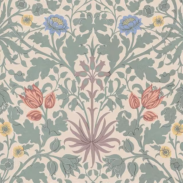 House of Hackney Hyacinth Nouvellus Wallpaper Phlox Sample in Multicolour W: 42.0 cm, H: 29.7 cm
